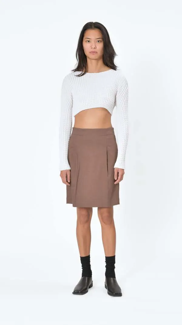 Peel Skirt - Brown