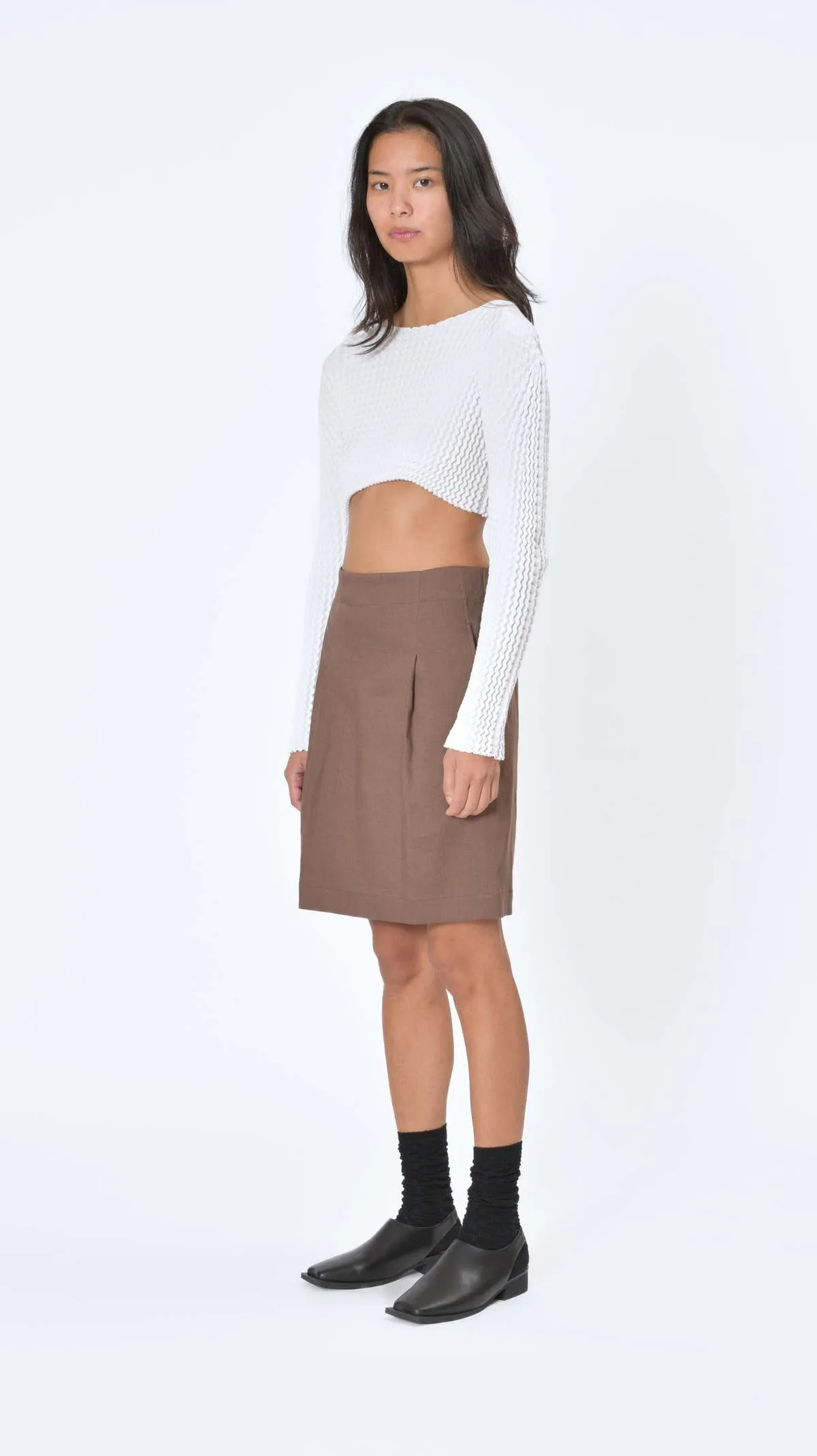 Peel Skirt - Brown