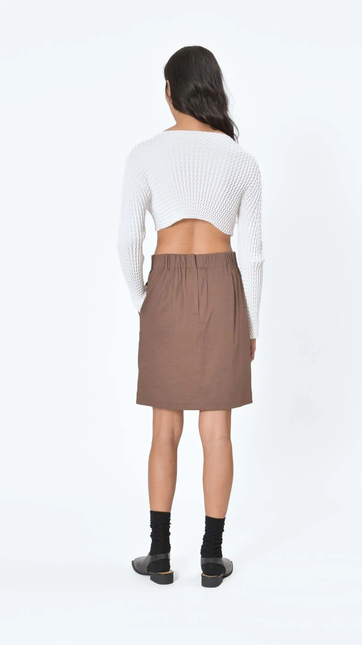 Peel Skirt - Brown