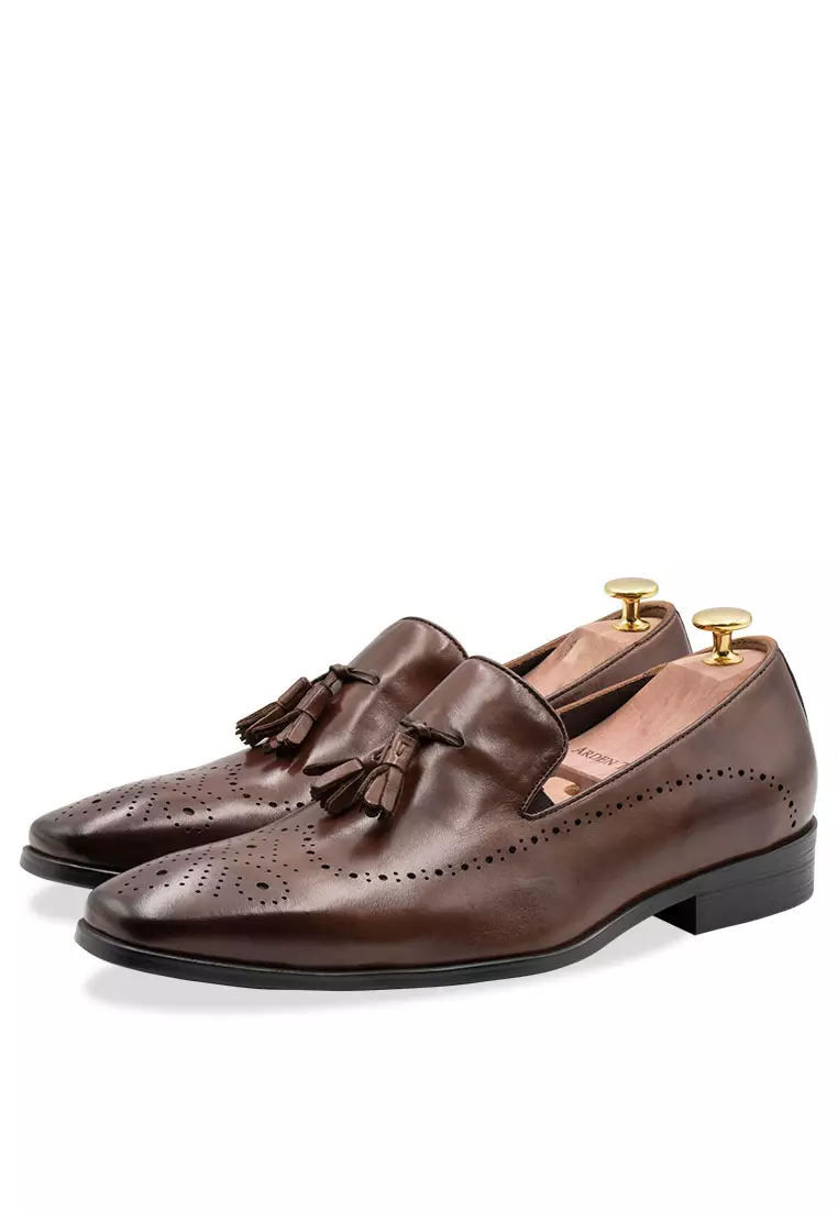 Pergamino Pecan Tassel Loafer