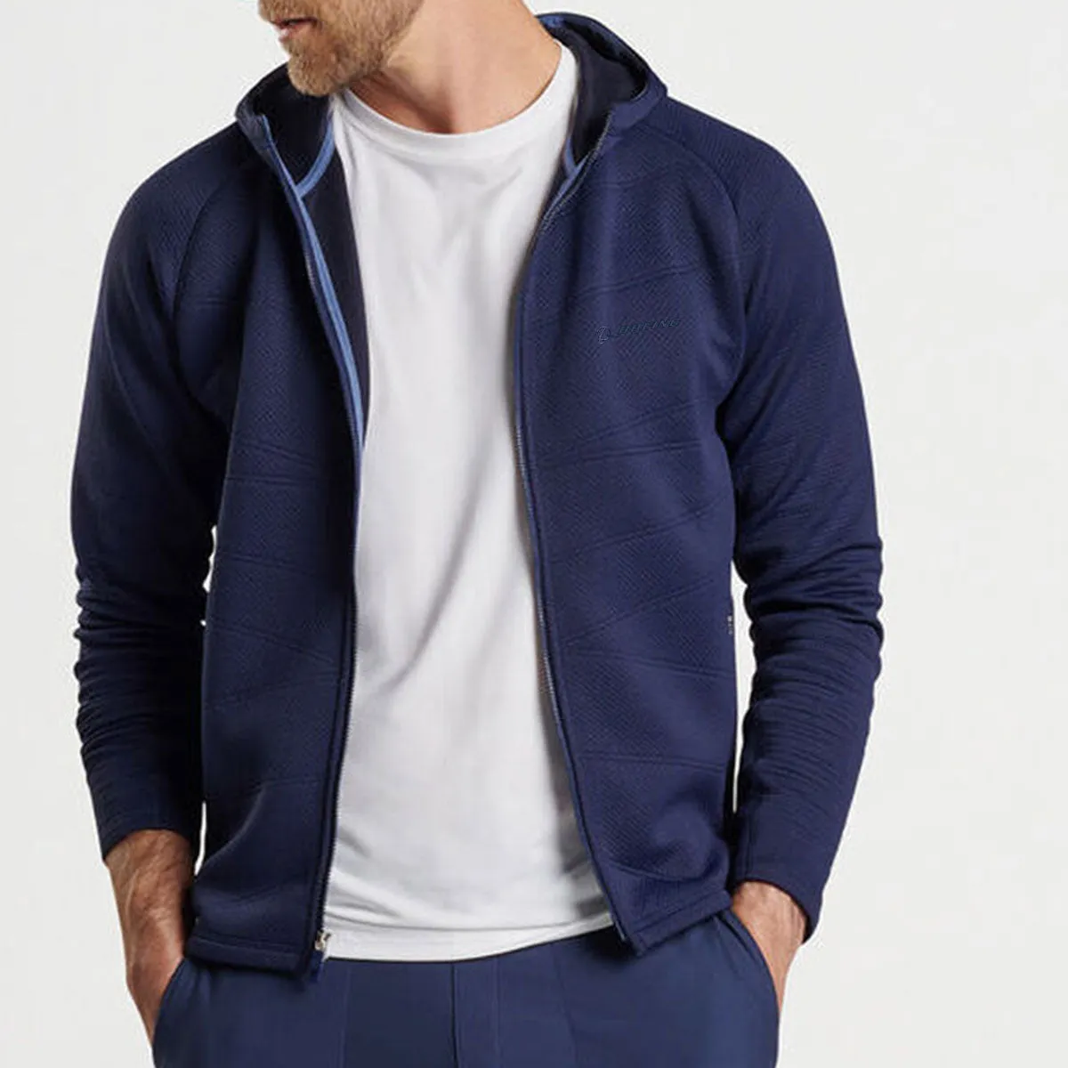 Peter Millar Boeing Men’s Orion Performance Quilted Hoodie