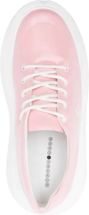 PHILEO 033 leather low-top sneakers Pink