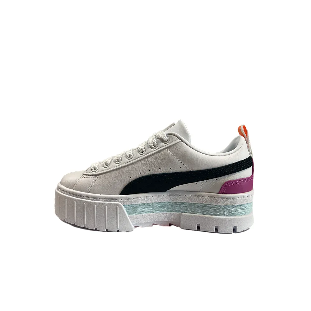 Puma Mayze Leather Women’s Puma White/Black Apricot 381983-11