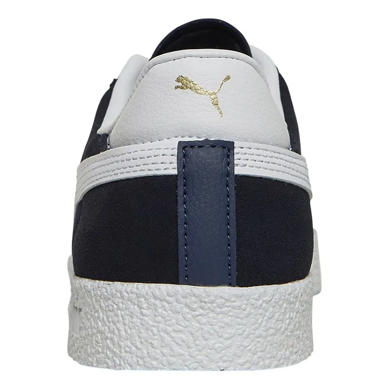 Puma Mens Club Trainers Blue/White/Gold