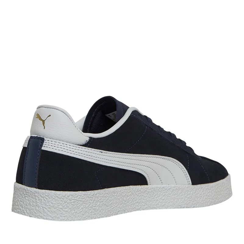 Puma Mens Club Trainers Blue/White/Gold