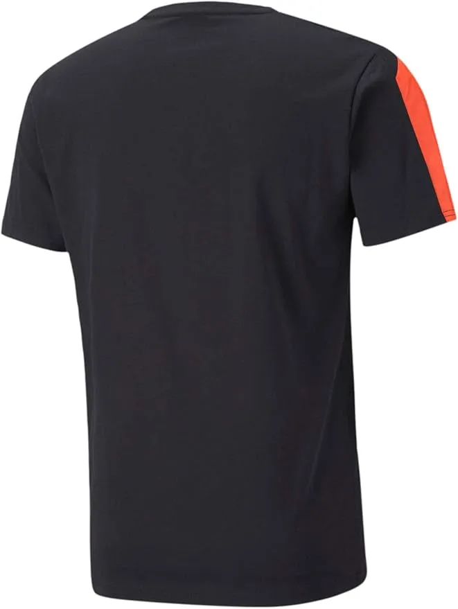 Puma T7 2020 SPORT SLIM TEE Men’s - PUMA BLK-WHT-LAVA