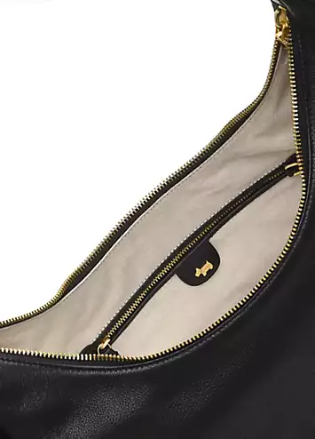 Radley London Earl Street Black Large Ziptop Shoulder Bag | Grattan