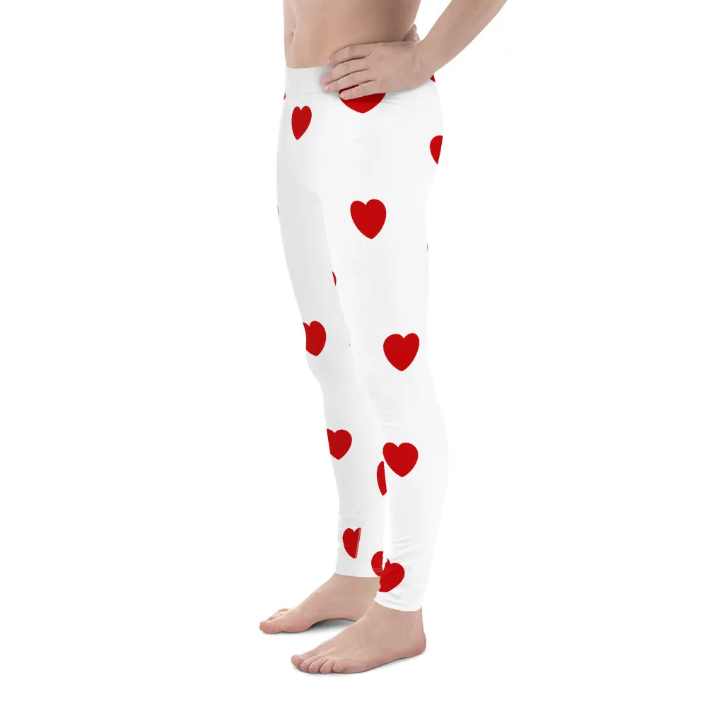 Red Hearts Men's Leggings