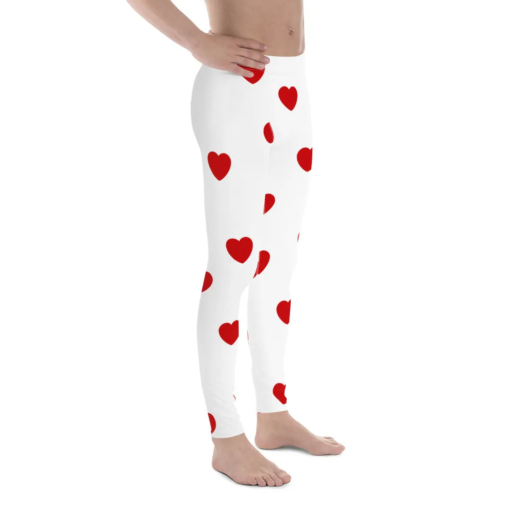 Red Hearts Men's Leggings