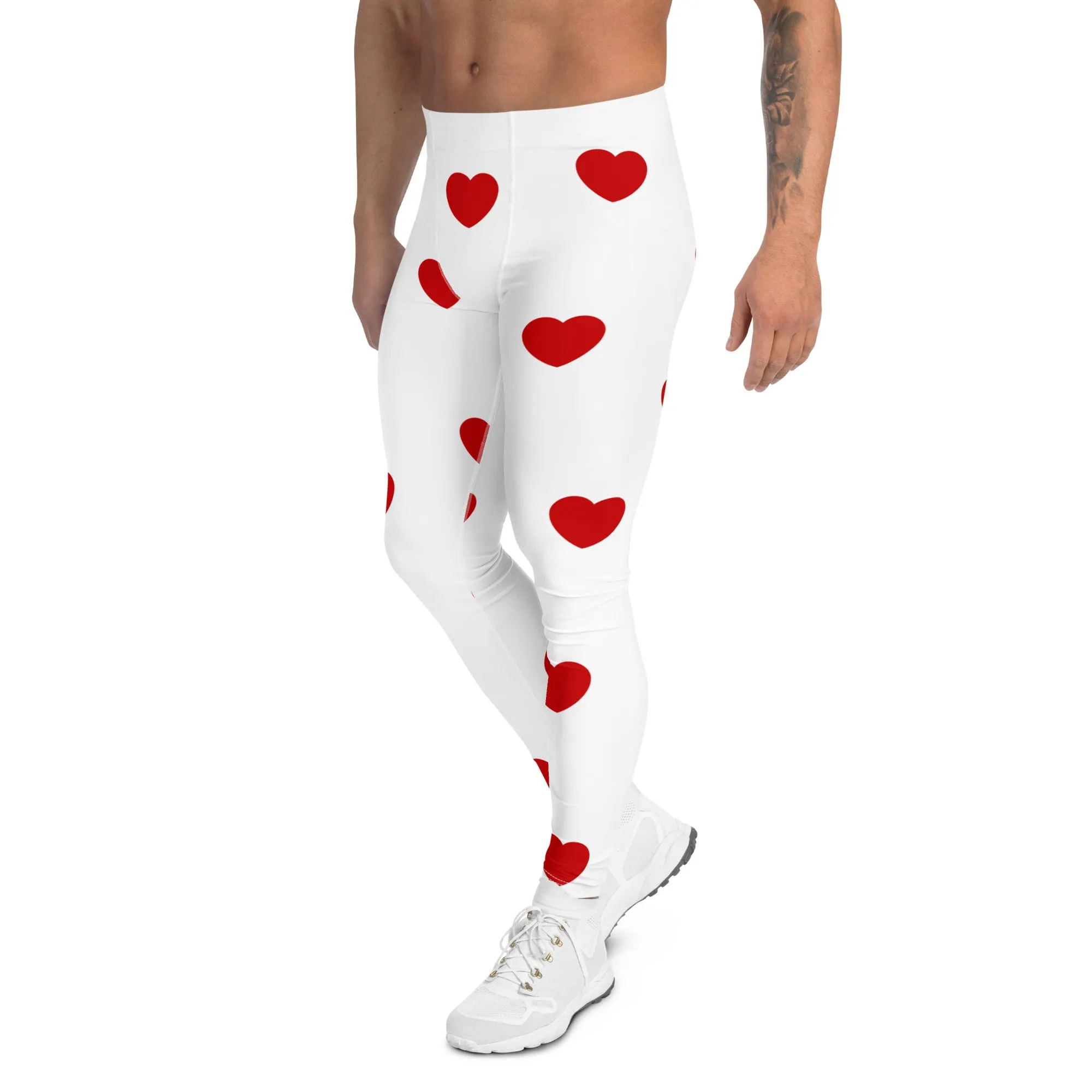 Red Hearts Men's Leggings