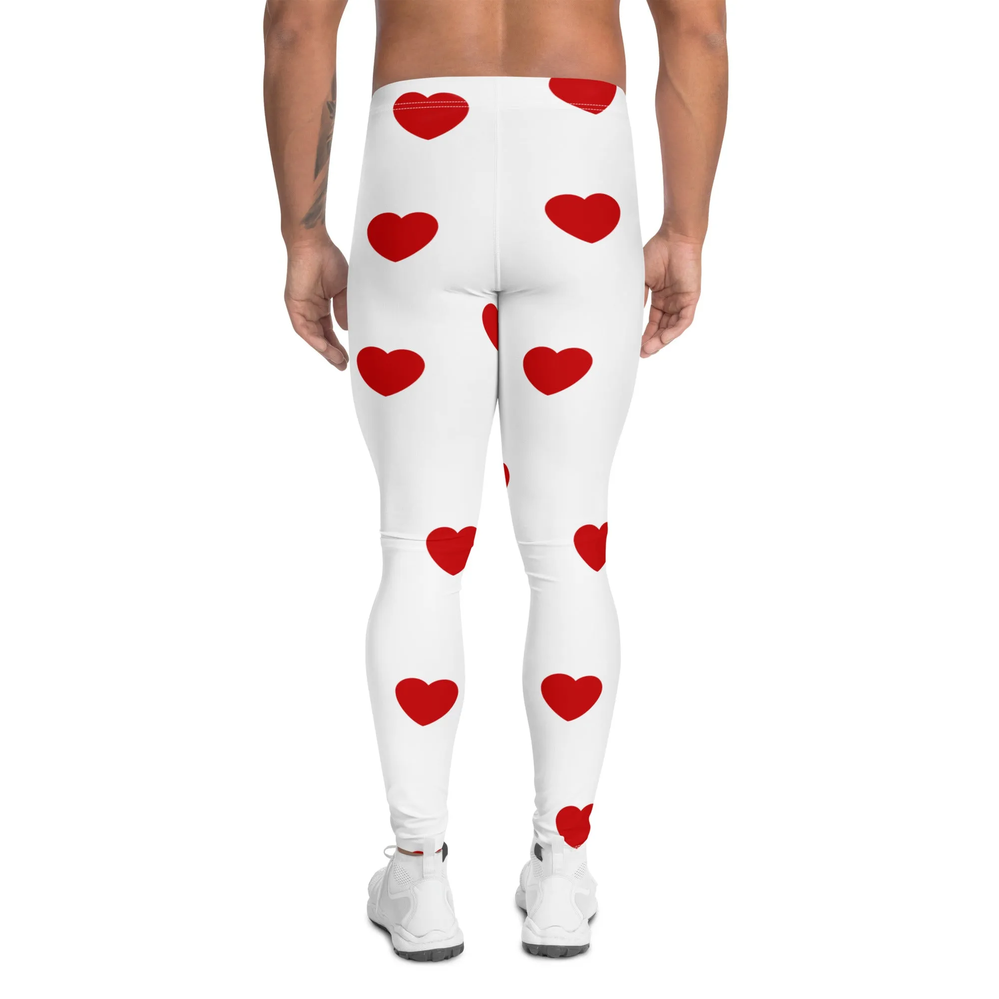 Red Hearts Men's Leggings