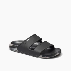 Reef Mens Oasis Double Up Sandals - Black/Taupe Marble