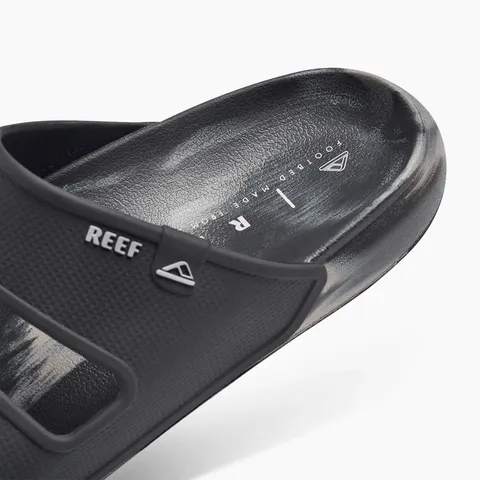 Reef Mens Oasis Double Up Sandals - Black/Taupe Marble