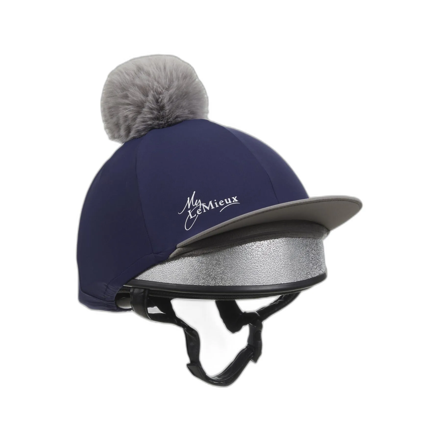 Riding helmet cap with silk pom pom LeMieux