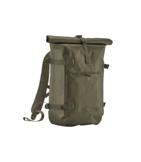 Roll top waterproof backpack one size covert green Quadra