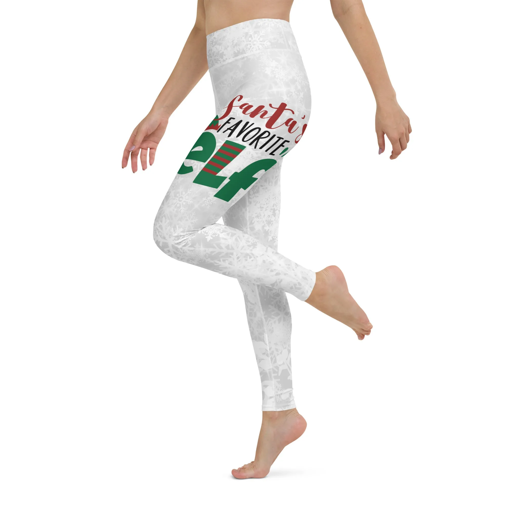 Santa's Favorite Elf Yoga Leggings