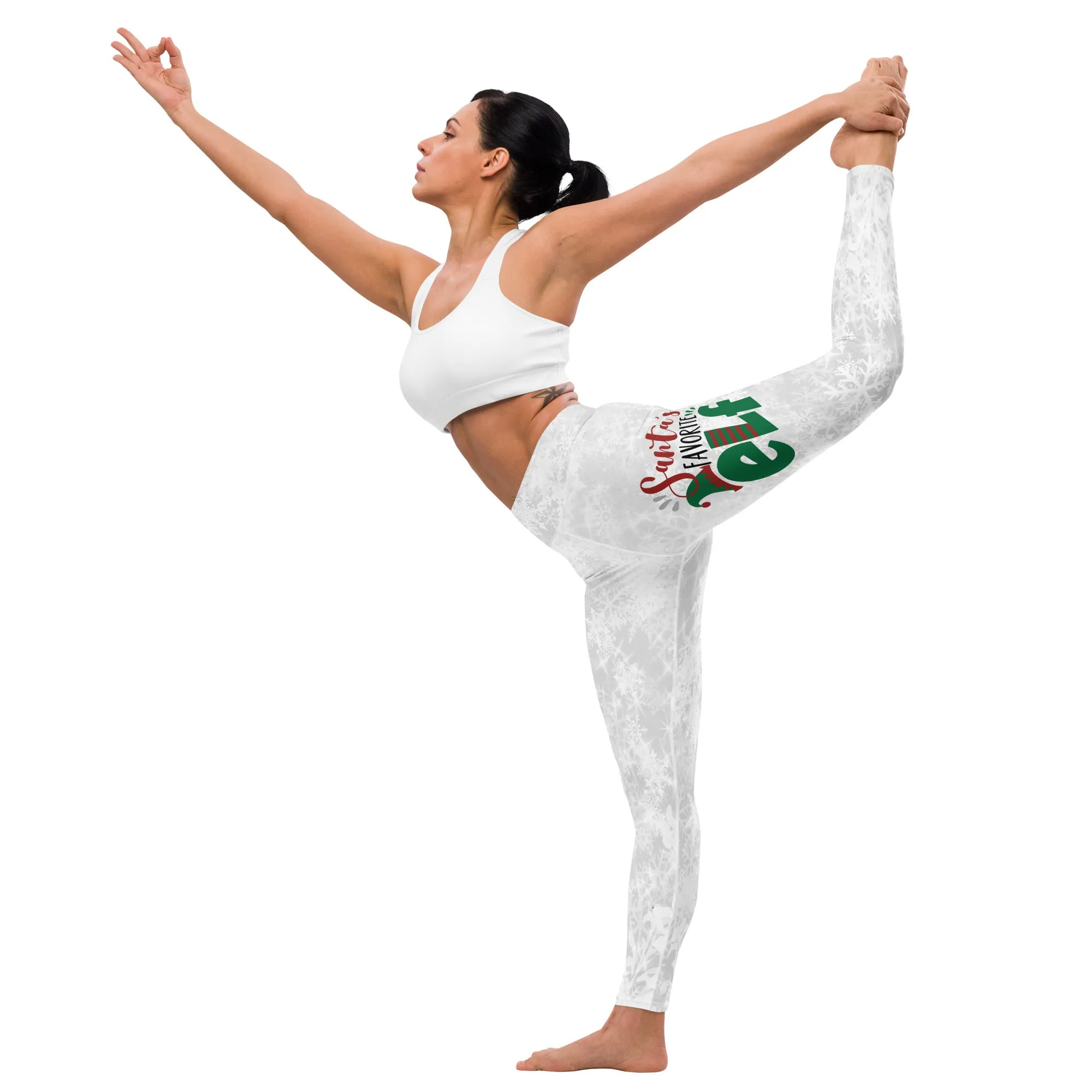 Santa's Favorite Elf Yoga Leggings