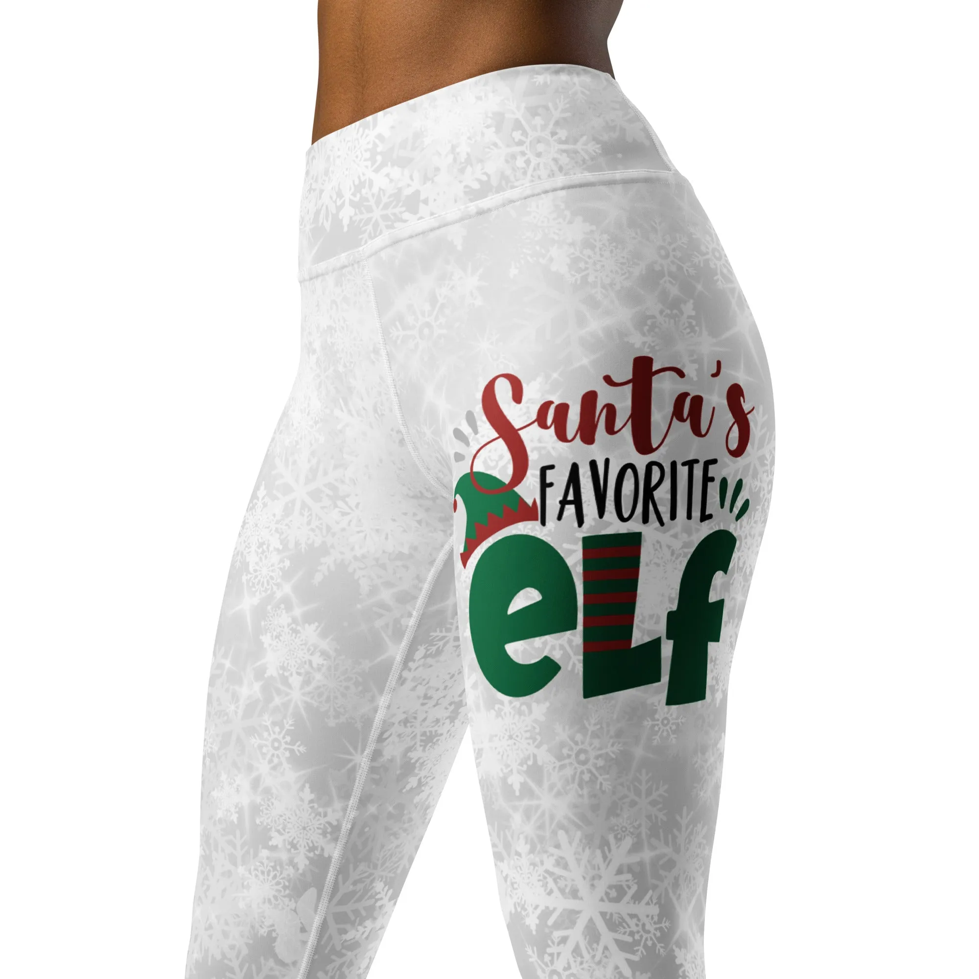 Santa's Favorite Elf Yoga Leggings