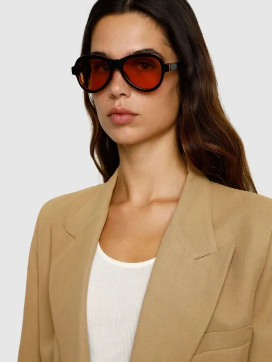 Sestini   Otto mask acetate sunglasses 