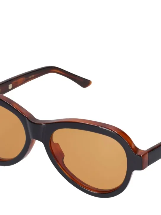 Sestini   Otto mask acetate sunglasses 