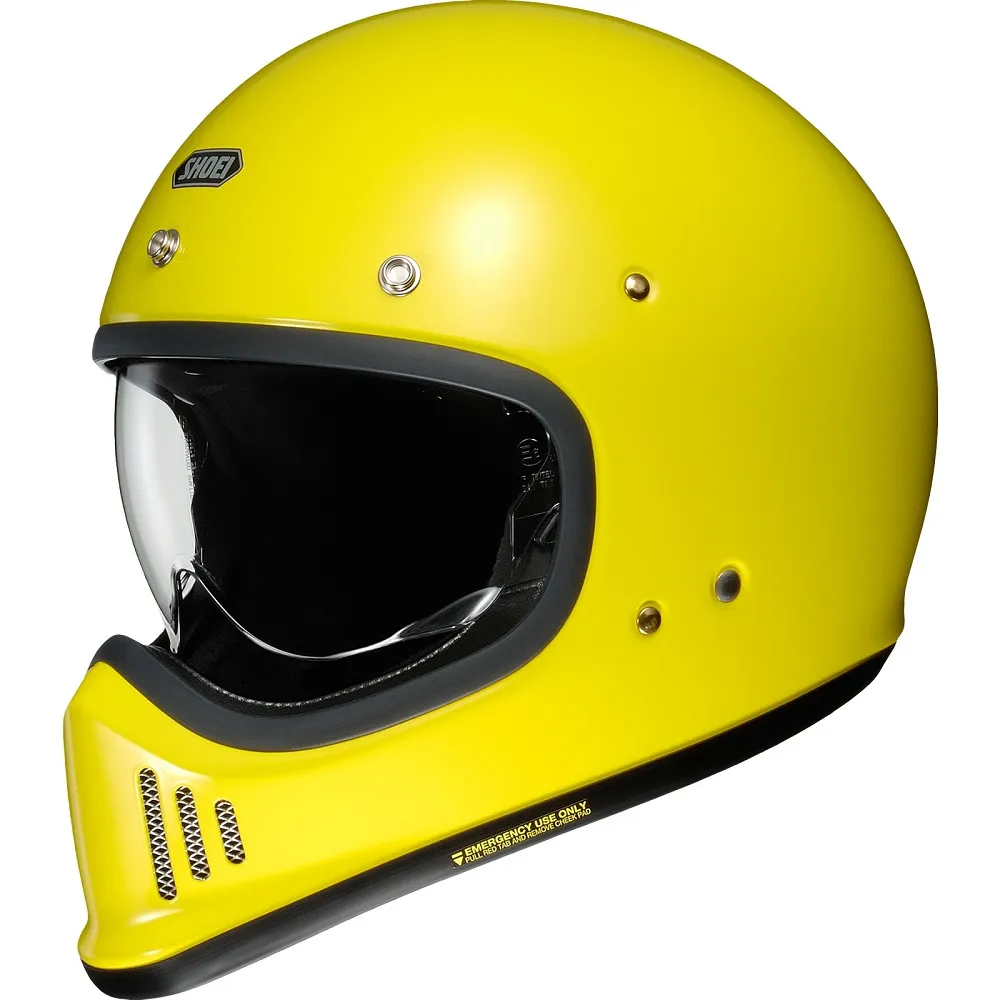 Shoei Ex-Zero Plain Helmet - Yellow