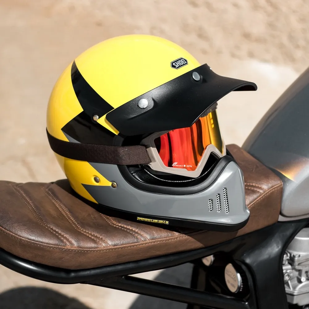 Shoei Ex-Zero Plain Helmet - Yellow