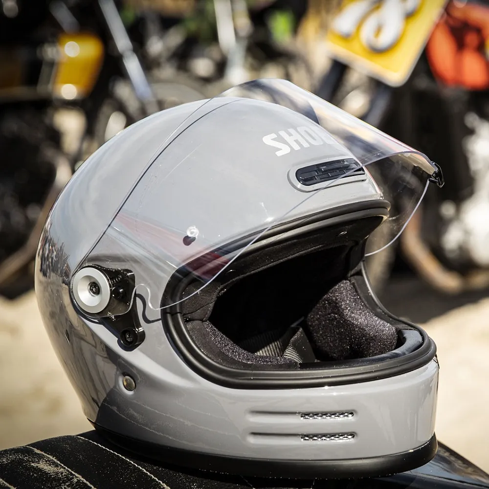 Shoei Glamster 06 Plain Helmet - Basalt Grey