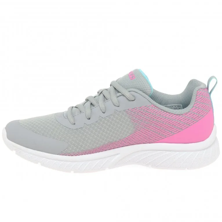 Skechers Microspec Plus Lace Girls Senior Trainers