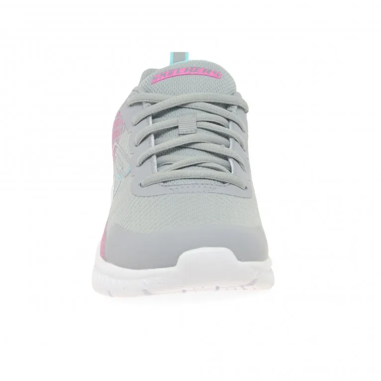 Skechers Microspec Plus Lace Girls Senior Trainers