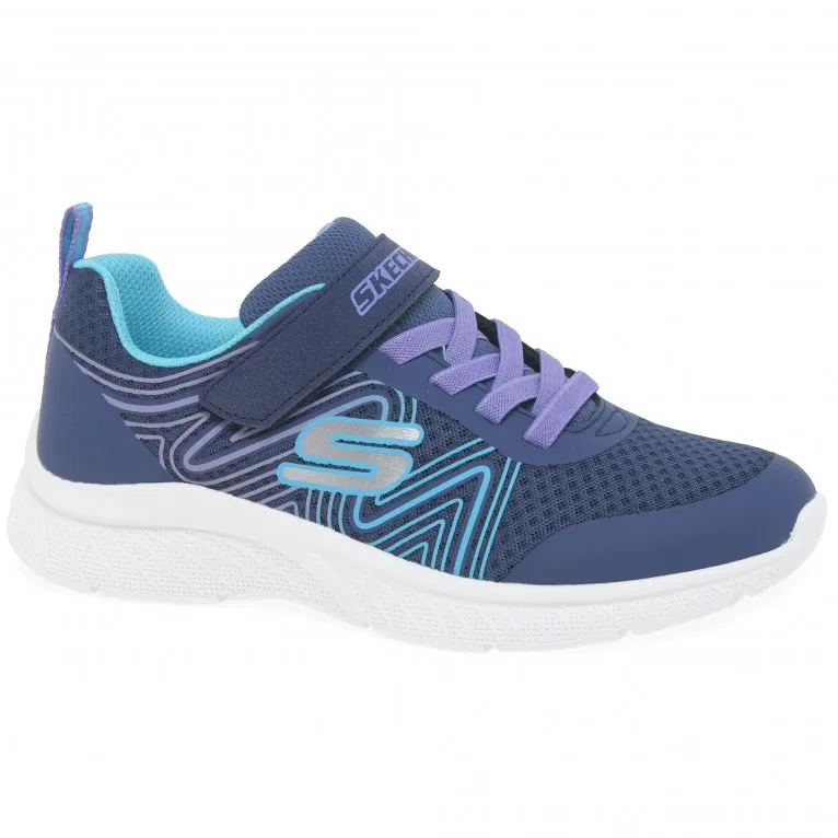 Skechers Microspec Sweet Swirl Girls Trainers