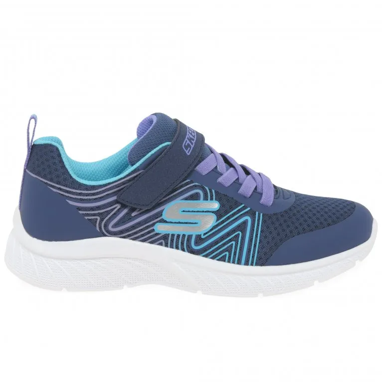 Skechers Microspec Sweet Swirl Girls Trainers