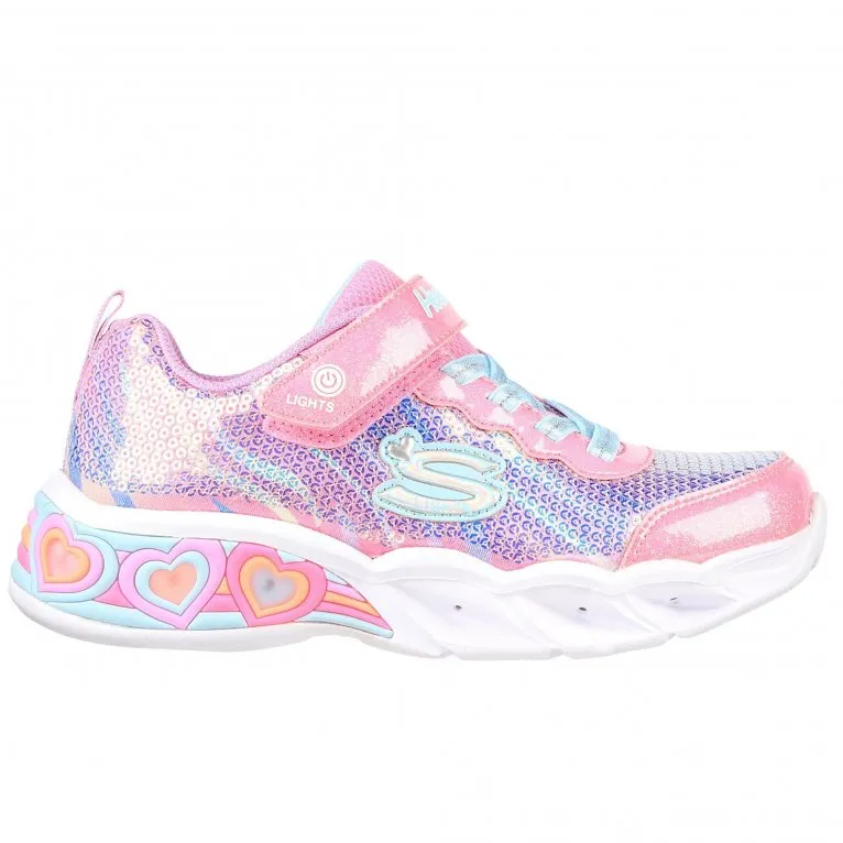 Skechers Sweetheart Lights Lets Shine Girls Trainers