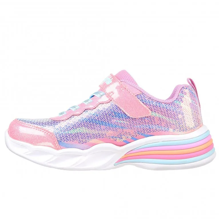 Skechers Sweetheart Lights Lets Shine Girls Trainers