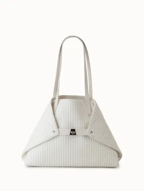 Small Ai Shoulder Bag in Techno Trapezoid Fabric