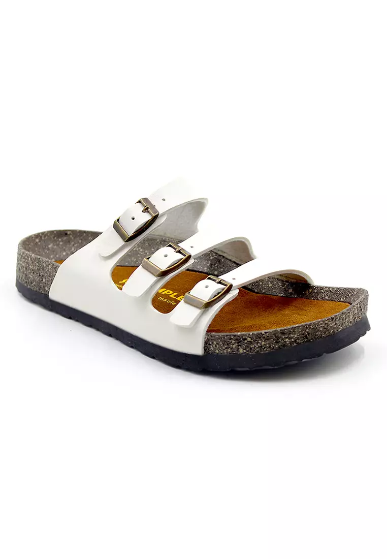 SoleSimple Ely - White Sandals & Flip Flops & Slipper