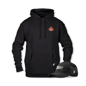 Spooky Glow Curved Trucker + Jack-O-Lantern Glow Hoodie Bundle