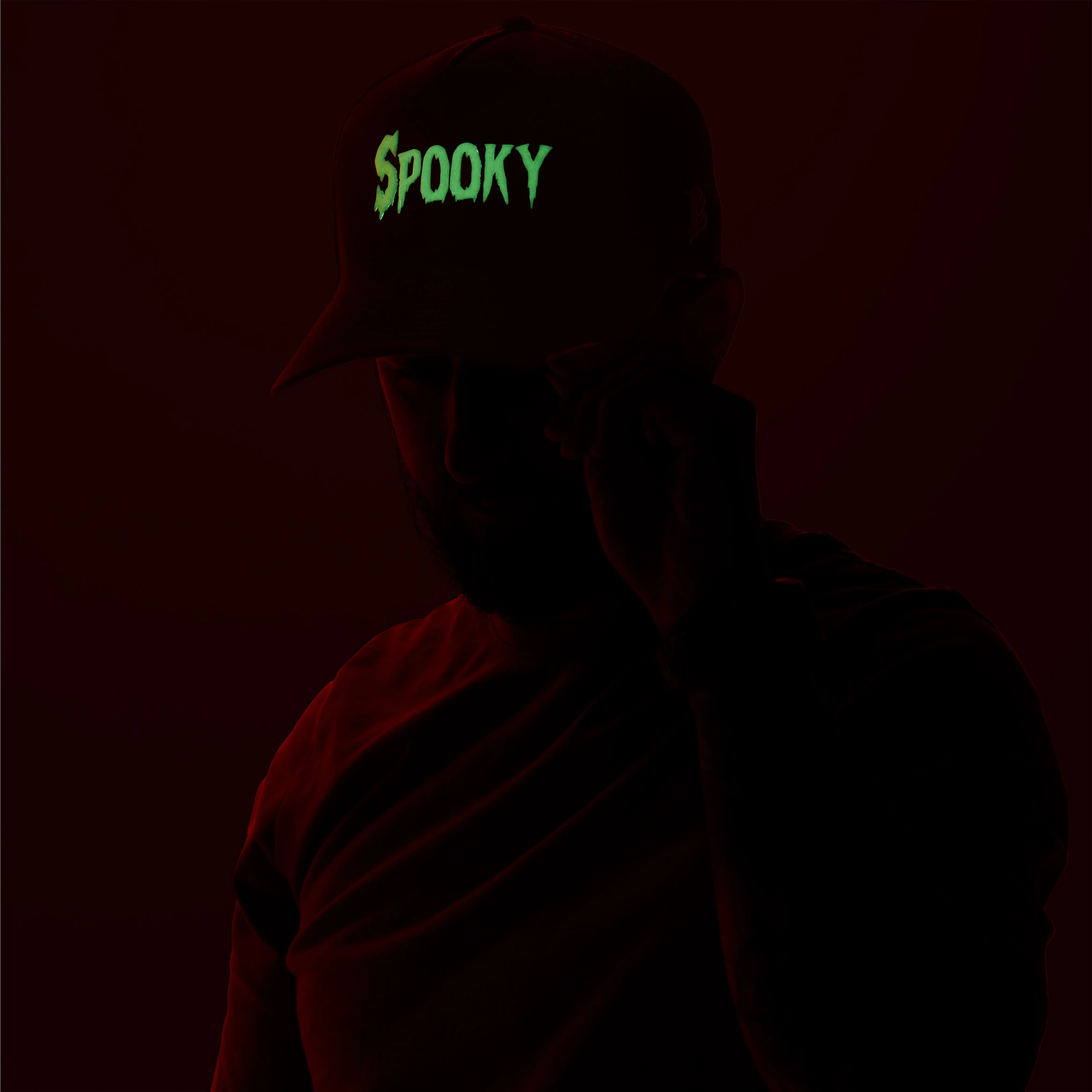 Spooky Glow Curved Trucker + Jack-O-Lantern Glow Hoodie Bundle