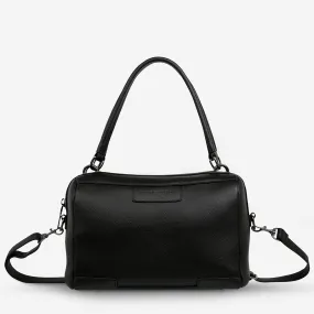 STATUS ANXIETY Womens Don't Ask Leather Bag - Black