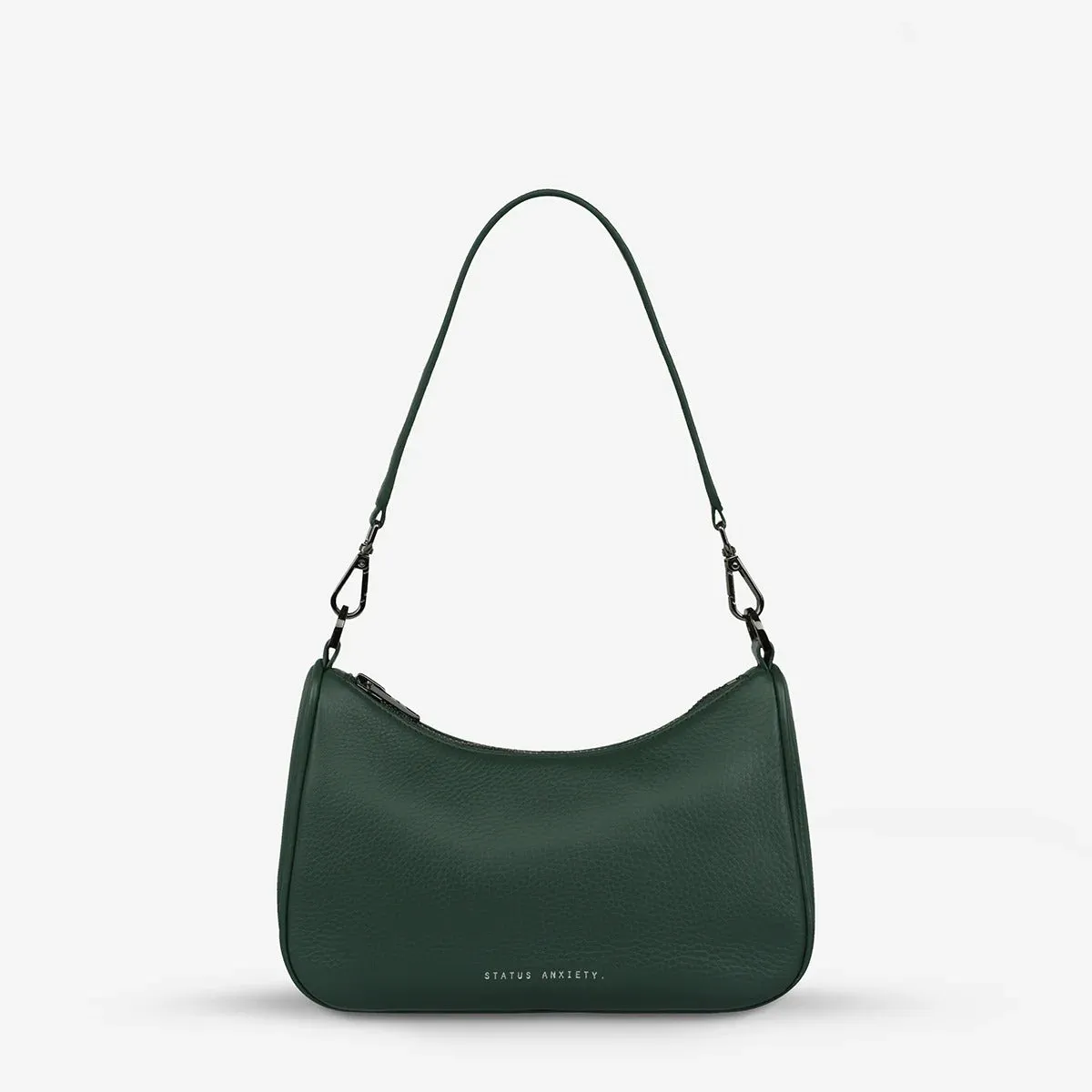 STATUS ANXIETY Womens Look Both Ways Leather Bag Green