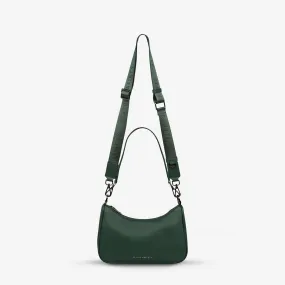 STATUS ANXIETY Womens Look Both Ways Leather Bag Green