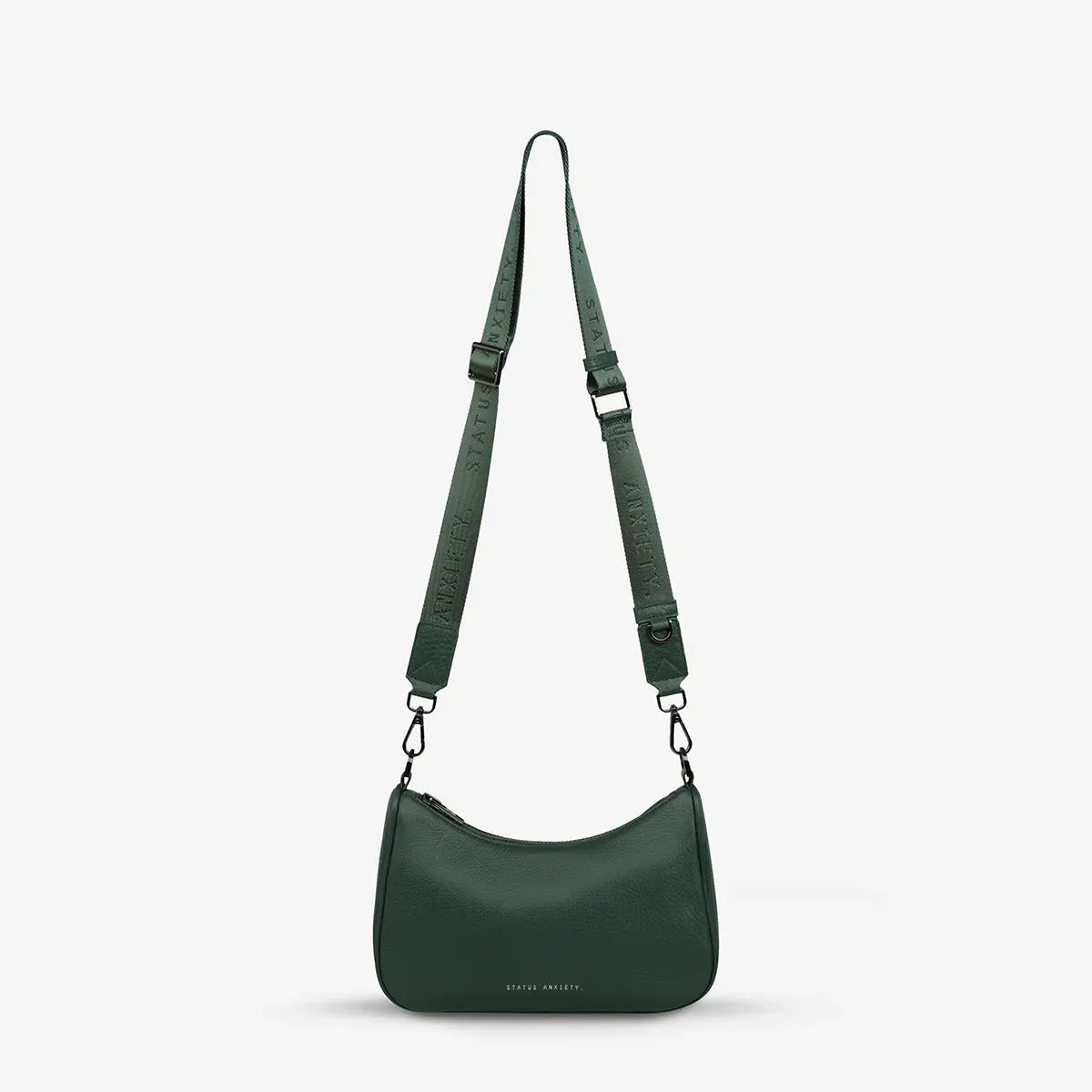 STATUS ANXIETY Womens Look Both Ways Leather Bag Green