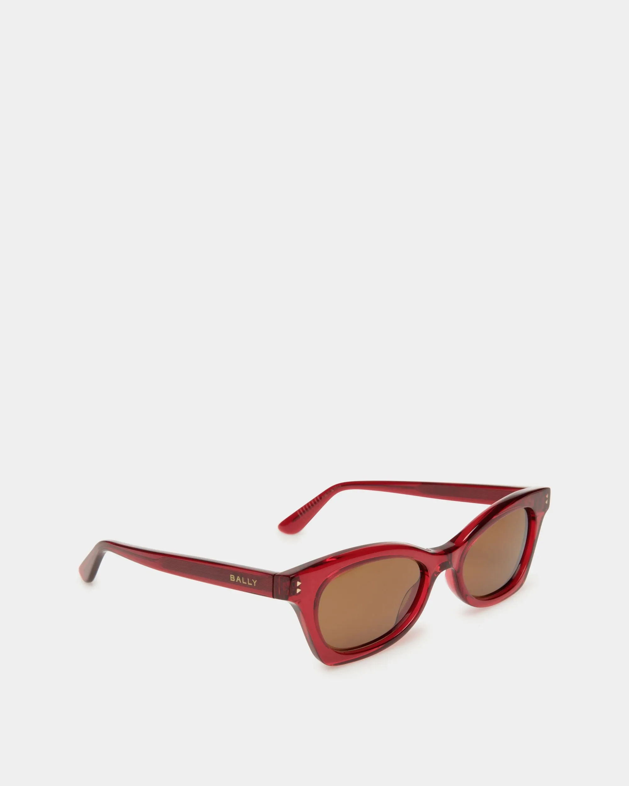 Sue Sunglasses In Red Acetate