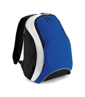 Teamwear backpack one size bright royal blue/black/white Bagbase