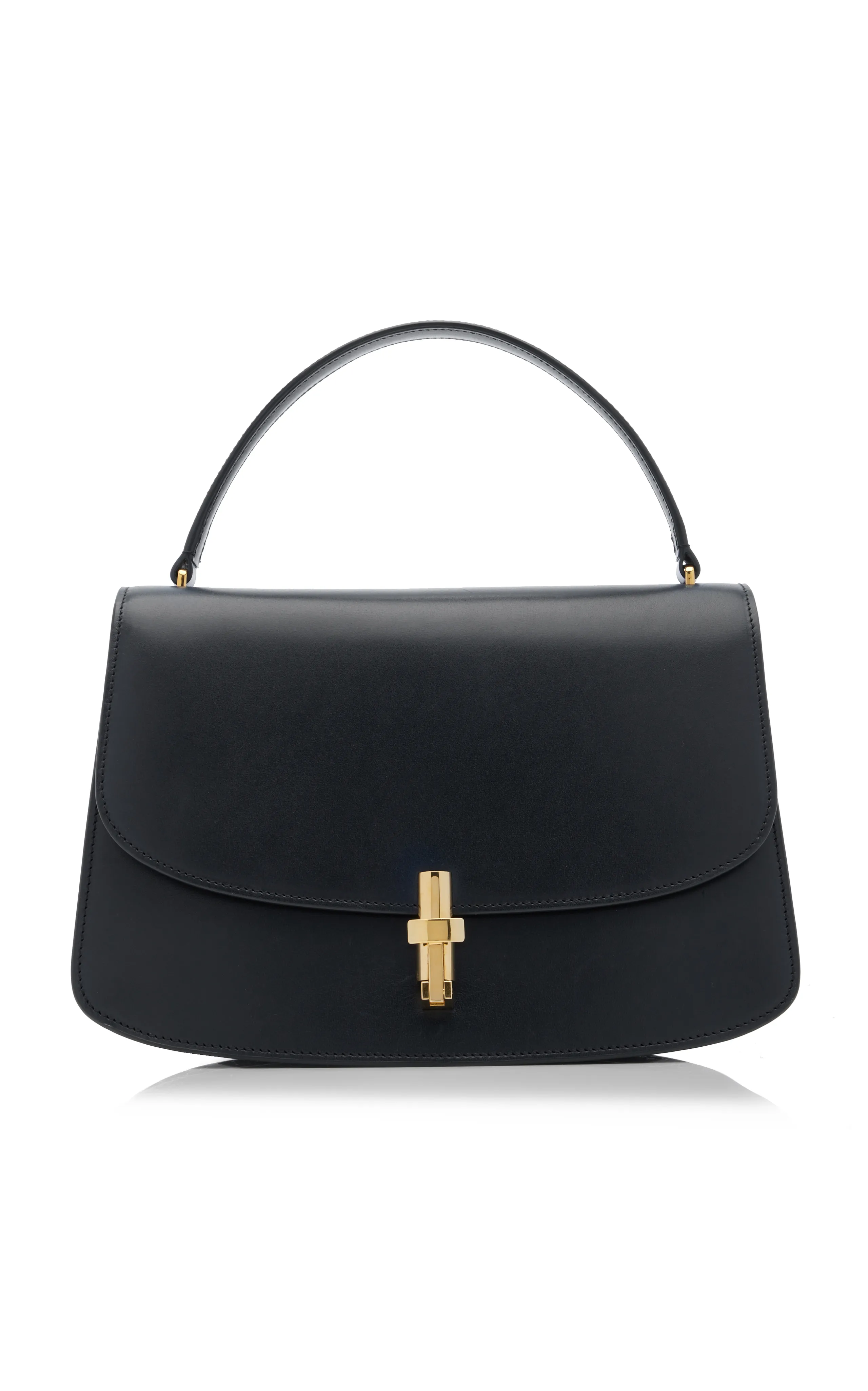 The Row Sofia 10 Leather Top Handle Bag