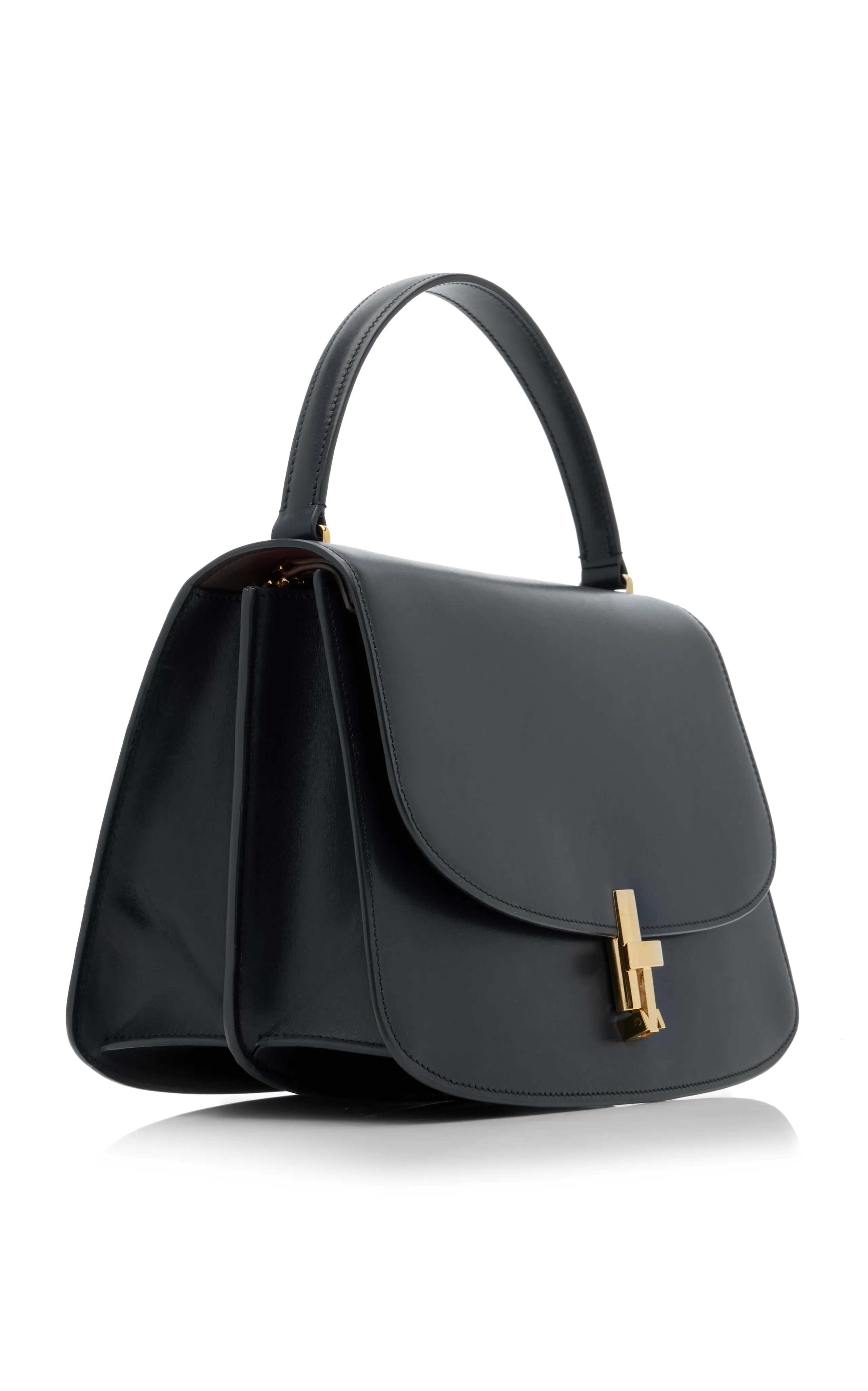 The Row Sofia 10 Leather Top Handle Bag