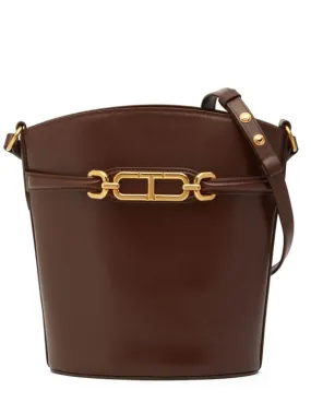 Tom Ford   Medium Whitney box leather bucket bag 