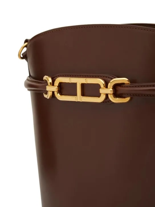 Tom Ford   Medium Whitney box leather bucket bag 