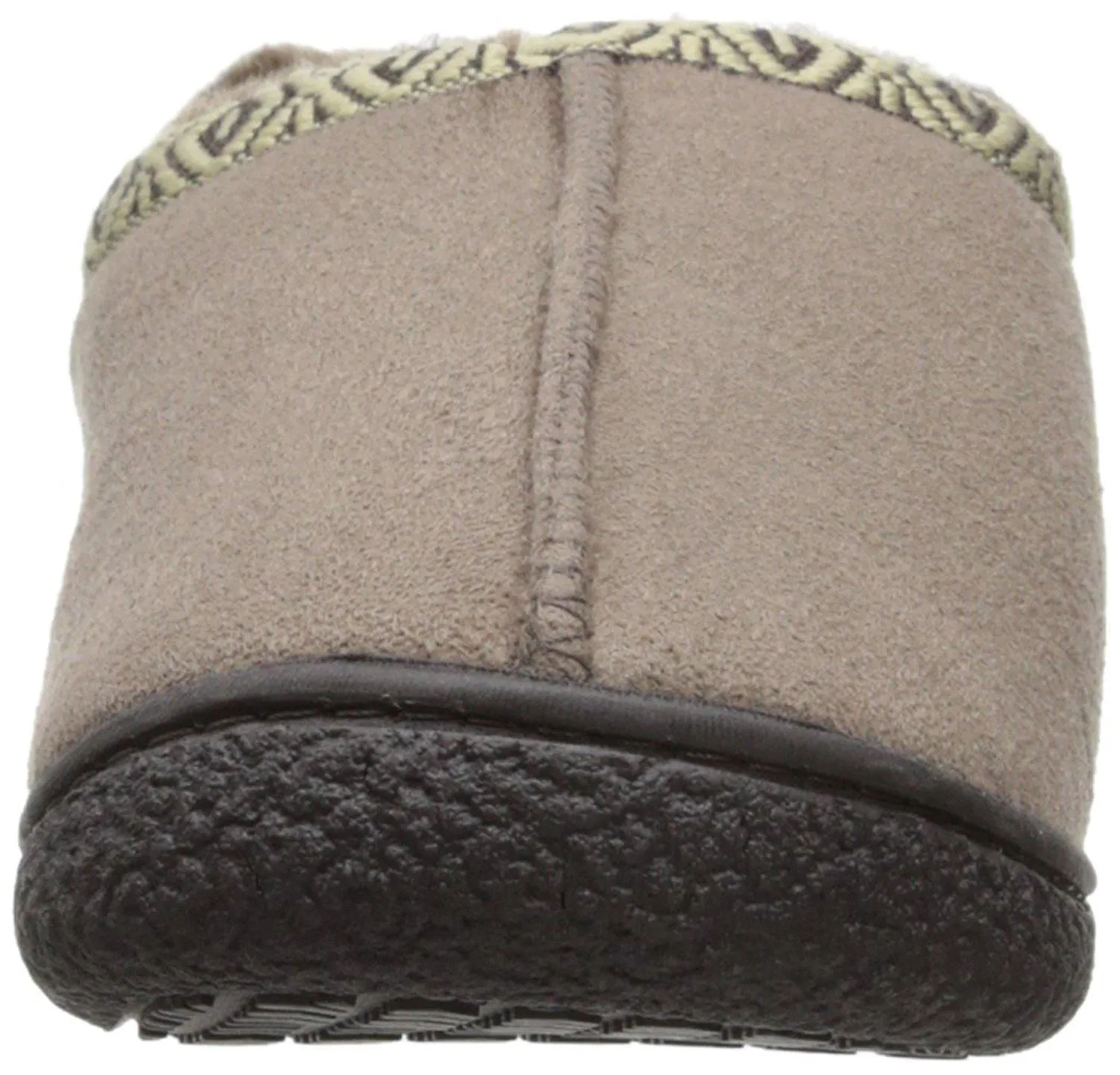 Totes ISOTONER Men's Microsuede Slip-On Slipper (X-Large - 11-12, Taupe)  