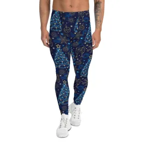 Twinkling Tinsel Dreams Men's Leggings