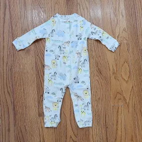 Up Baby Zoo Animals Long Romper